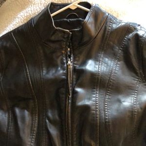 Women’s leather jacket - gently worn.